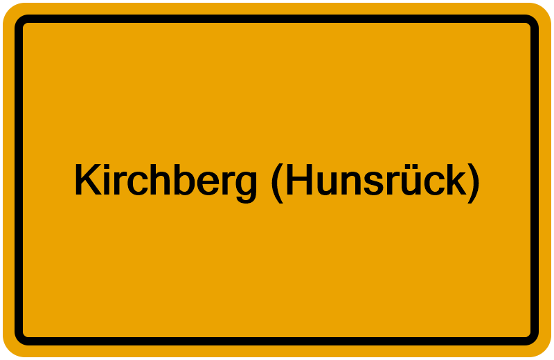 Handelsregister Kirchberg (Hunsrück)